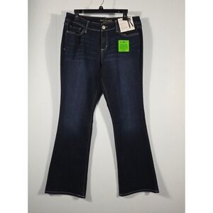 Arizona Jean  Perfect Boot Dark Wash Slim Fit Bootcut Jeans Juniors Plus 14 NWT